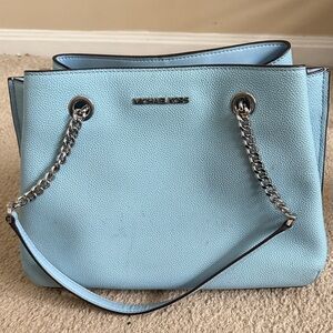 Michael Kors Sky Blue Shoulder Bag